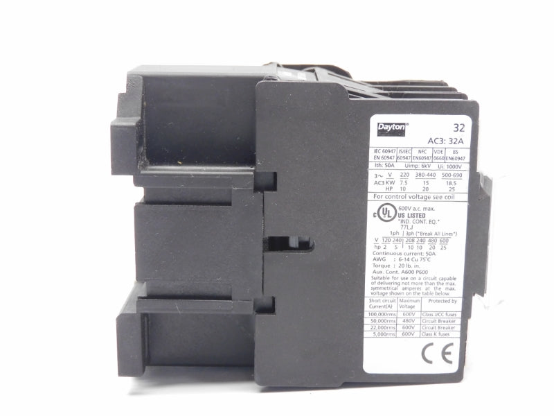 DAYTON 6EAW3 240V 32A NSNP