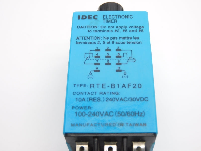 IDEC RTE-B1AF20 240VAC 10A UNMP