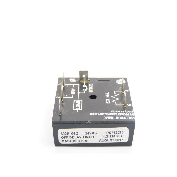 PRECISION TIMER 602H-K4O 24VAC 1.2-120S UNMP