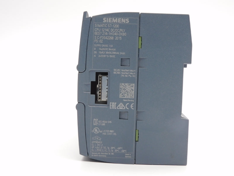 SIEMENS 6ES7214-1HG40-0XB0 250VAC 2A NSNP