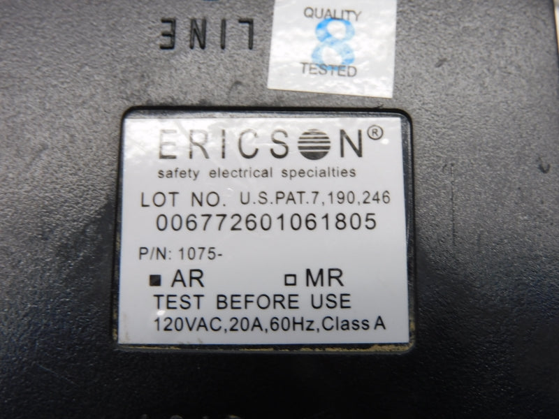 ERICSON 1075-AR 120VAC 20A UNMP