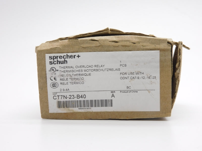 SPRECHER+SCHUH CT7N-23-B40 SER. A 690V 2.9-4.0A NSMP