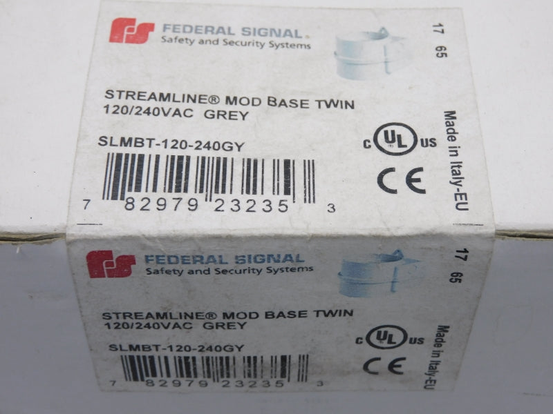 FEDERAL SIGNAL SLMBT-120-240GY 120/240VAC NSFS
