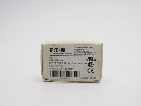 EATON D7PF2AA 120VAC 15A NSMP