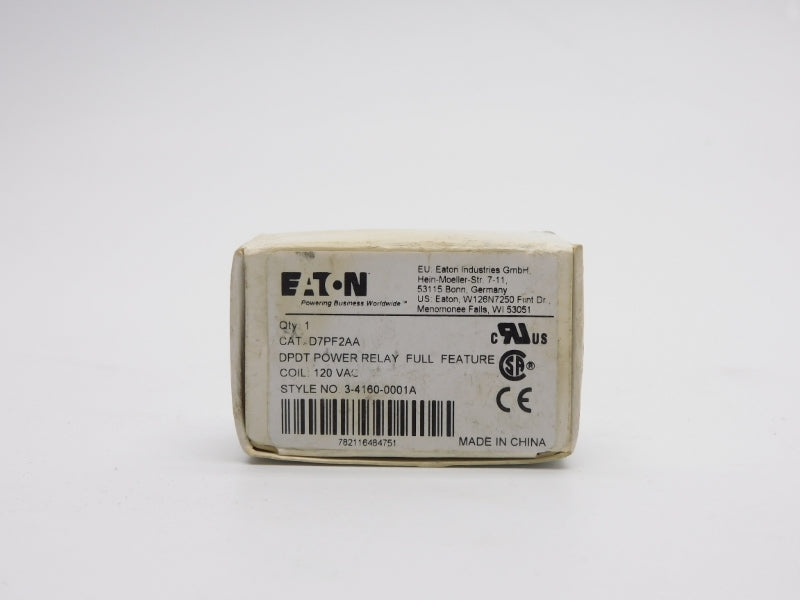 EATON D7PF2AA 120VAC 15A NSMP