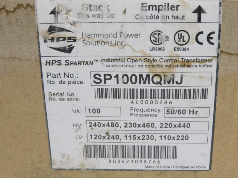 HPS SP100MQMJ 480V NSMP