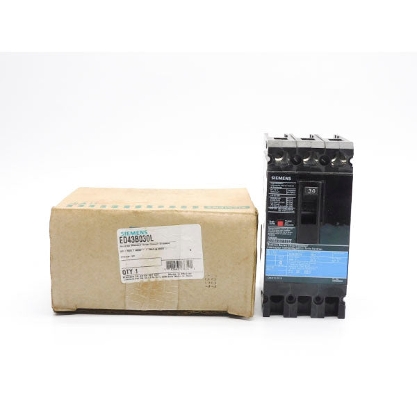 SIEMENS ED43B030L 480V 30A NSMP