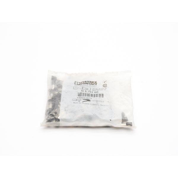 PHOENIX CONTACT AI612BK 3201107 (PKG OF 100) NSMP