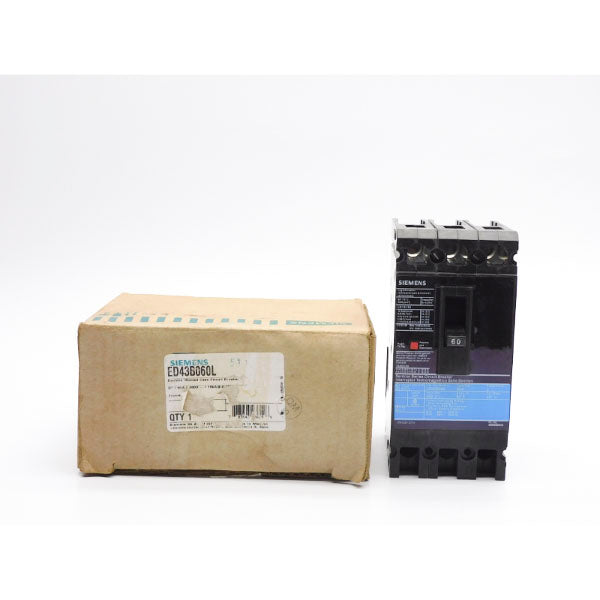 SIEMENS ED43B060L 480V 60A NSMP