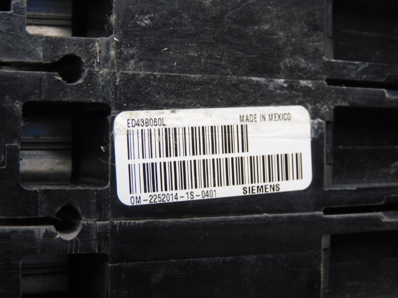 SIEMENS ED43B060L 480V 60A NSMP