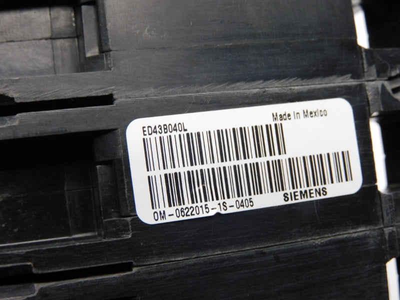 SIEMENS ED43B040L 480V 40A NSMP