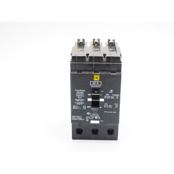 SQUARE D EDB36040 347V 40A NSNP