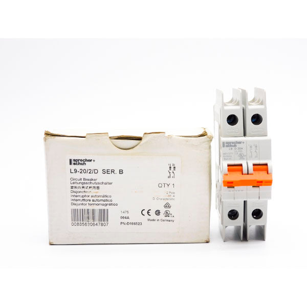 SPRECHER+SCHUH L9-20/2/D SER. B 277V 20A NSMP