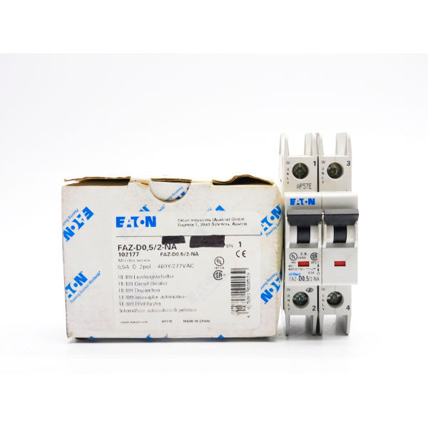 EATON FAZ-D0.5/2-NA 102177 277VAC 0.5A NSMP