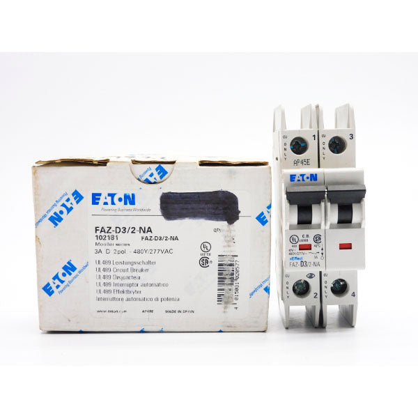 EATON FAZ-D3/2-NA 102181 277VAC 3A NSMP