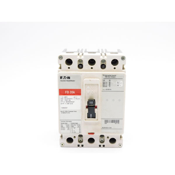 EATON FD3110L 600VAC 110A (RED)  NSNP