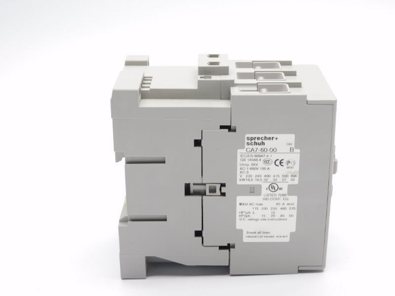 SPRECHER+SCHUH CA7-60-00-120 SER. B 110/120V 100A NSNP