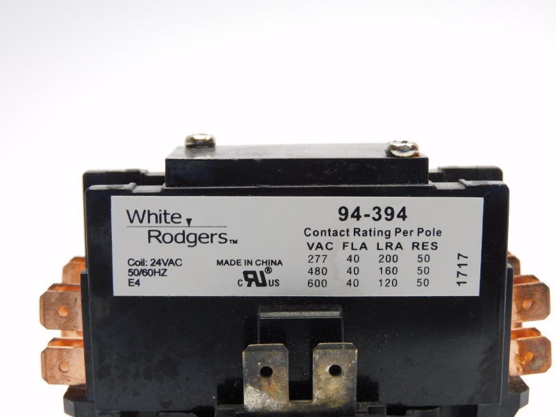WHITE RODGERS 94-394 24VAC 40A NSNP