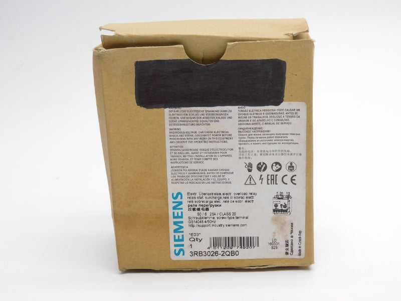SIEMENS 3RB3026-2QB0 690V 6-25A NSMP