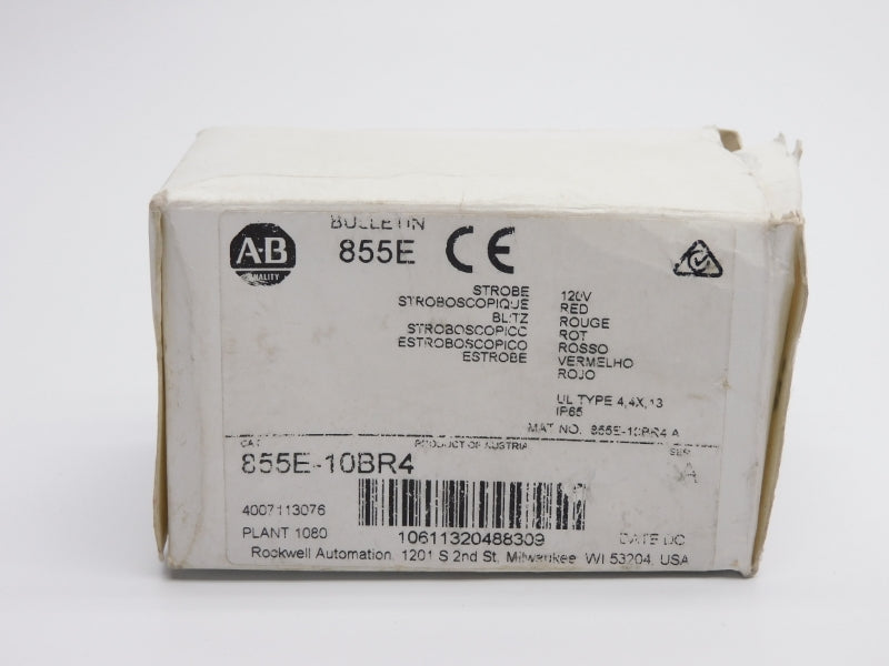 ALLEN BRADLEY 855E-10BR4 SER. A 120V (WH) NSMP