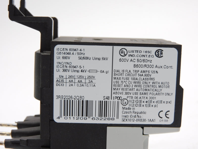 SIEMENS 3RB2026-2QB0 690V 6-25A NSMP