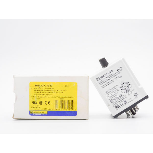 SQUARE D 9050JCK21V20 SER. H 110/120V 10A 0.1-10S NSMP