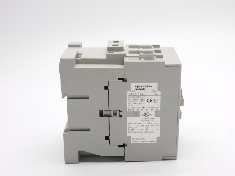SPRECHER+SCHUH CA7-97-00-120 SER. A 110/120V 130A NSNP