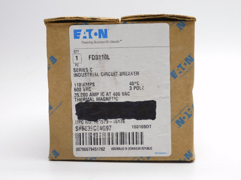 EATON FD3110L SER. C 600VAC 110A (RED) NSMP
