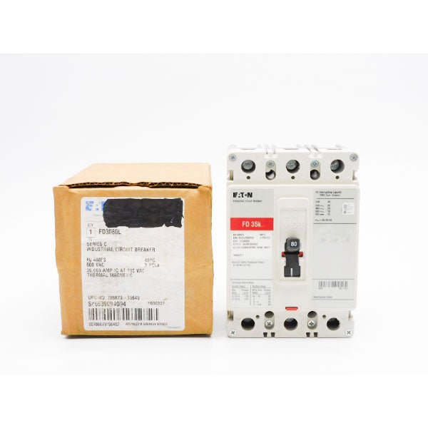 EATON FD3080L SER. C 600VAC 80A (RED) NSMP