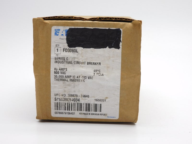 EATON FD3080L SER. C 600VAC 80A (RED) NSMP