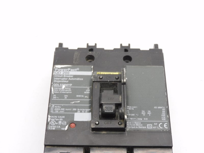 SQUARE D QDL32200YP 240V 200A (AS PICTURED) UNMP