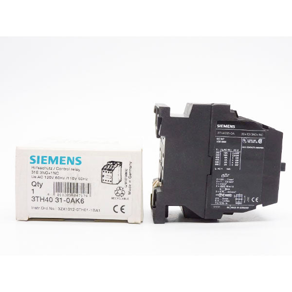 SIEMENS 3TH4031-0AK6 110/120V 16A NSMP