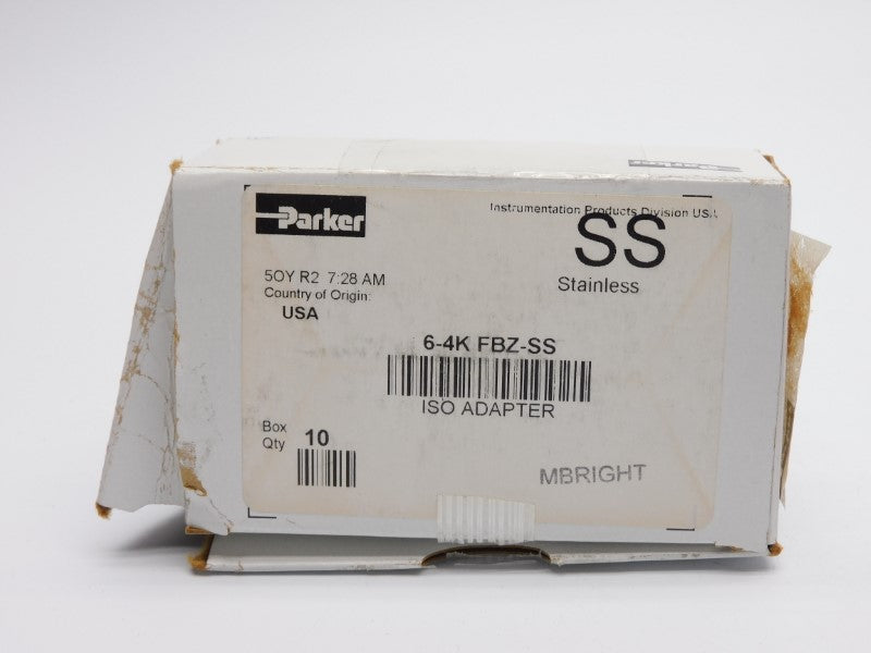PARKER 6-4KFBZ-SS (PKG OF 10) NSMP