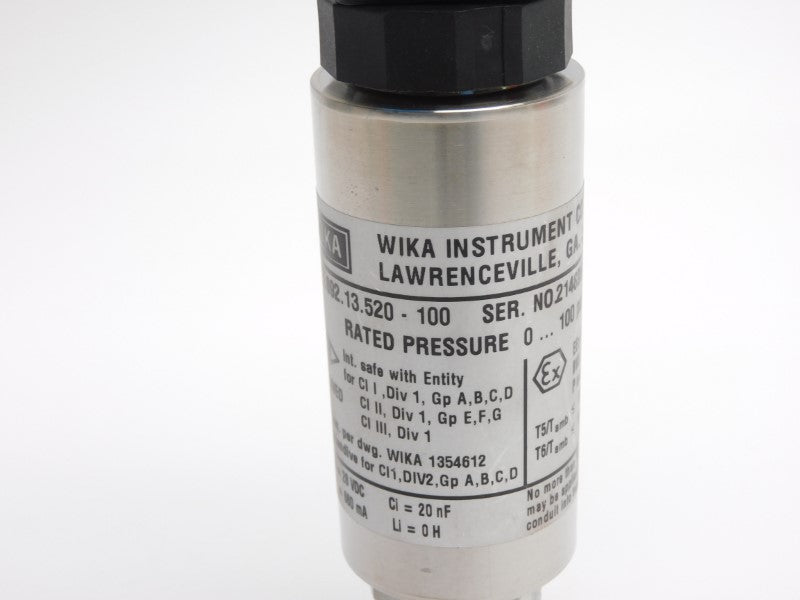 WIKA 892.13.520-100 28VDC 0-100PSI NSNP