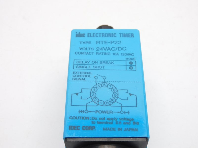 IDEC RTE-P22 120VAC 10A UNMP