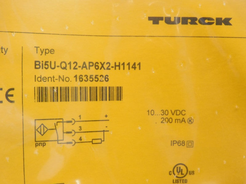 TURCK BI5U-Q12-AP6X2-H1141 1635526 10-30VDC NSMP