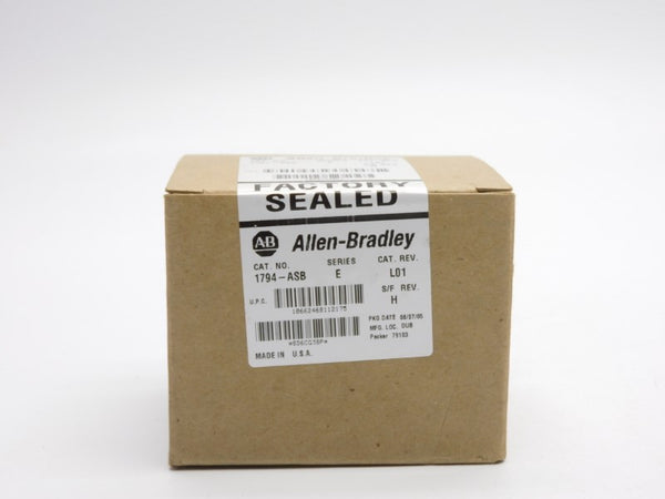 ALLEN BRADLEY 1794-ASB SER. E F/W H DATE: 2005 NSFS