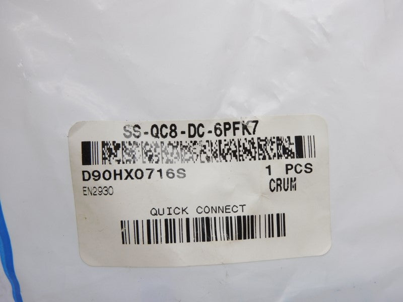 SWAGELOK SS-QC8-DC-6PFK7 NSMP