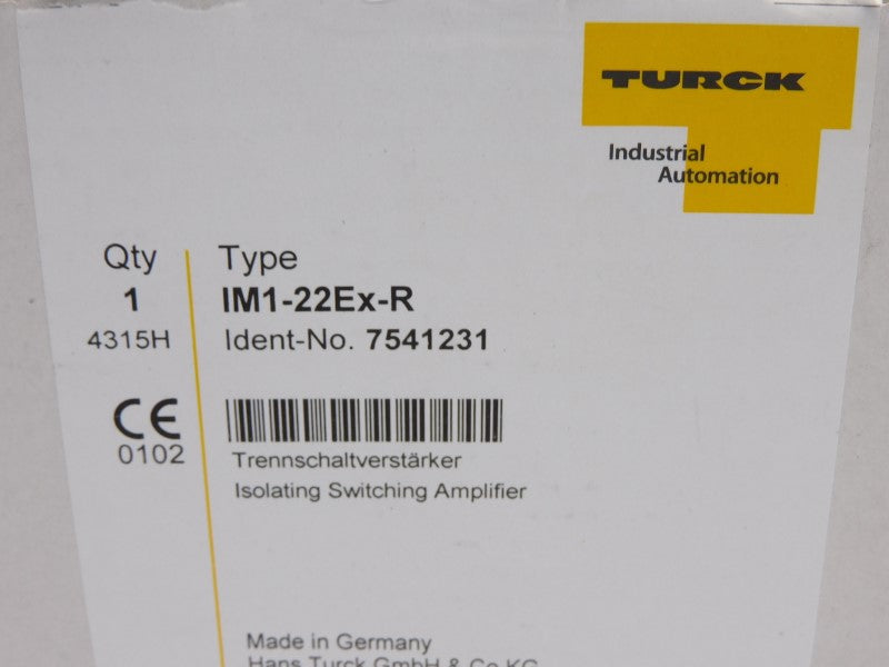 TURCK IM1-22EX-R 7541231 250VAC 3/2A NSMP