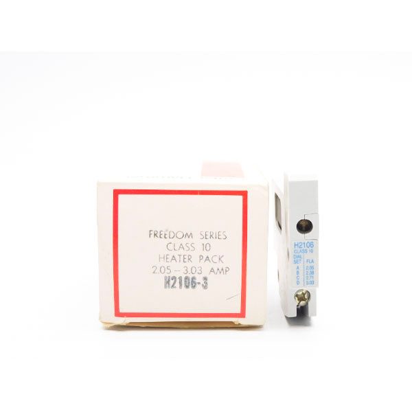 CUTLER HAMMER H2106-3 2.05-3.03A (PKG OF 3) NSMP
