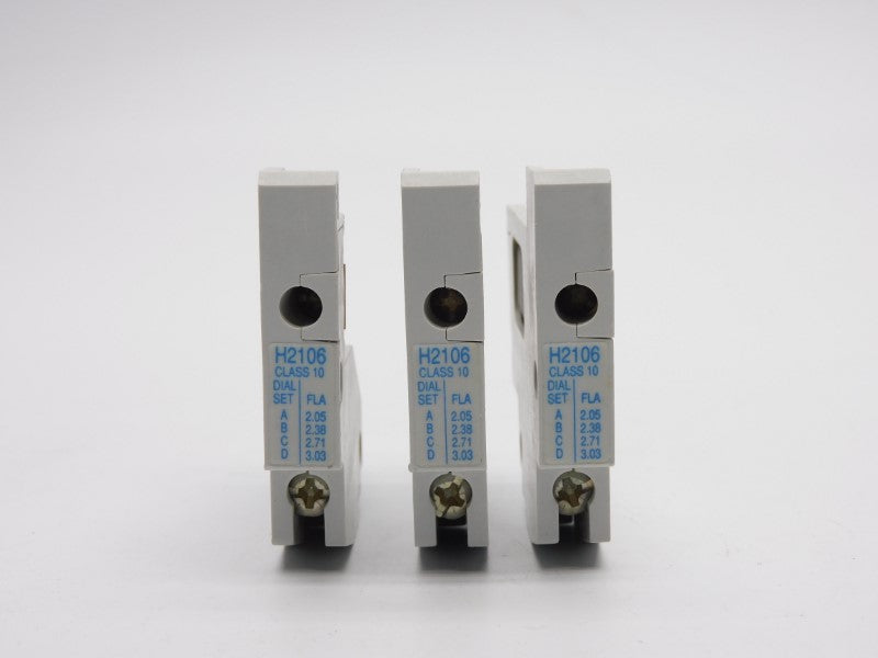 CUTLER HAMMER H2106-3 2.05-3.03A (PKG OF 3) NSMP