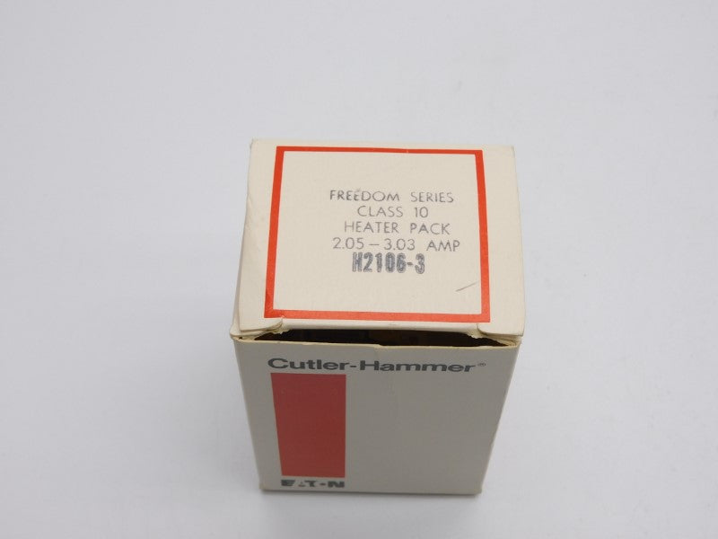 CUTLER HAMMER H2106-3 2.05-3.03A (PKG OF 3) NSMP