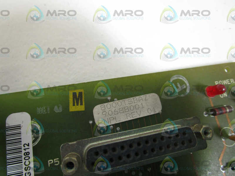 ALLEN BRADLEY 8000-TSBAZ TERMINATION PANEL BOARD  UNMP