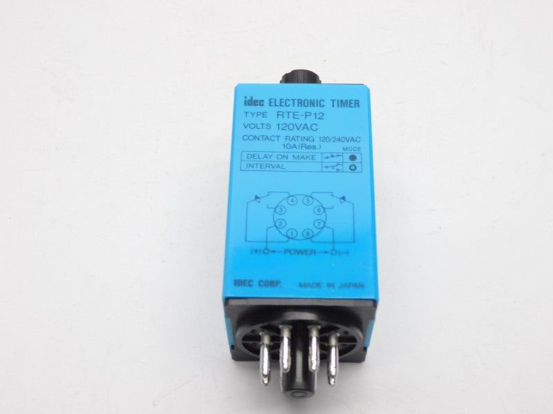 IDEC RTE-P12 120VAC 10A 1M NSMP