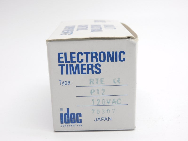 IDEC RTE-P12 120VAC 10A 1M NSMP