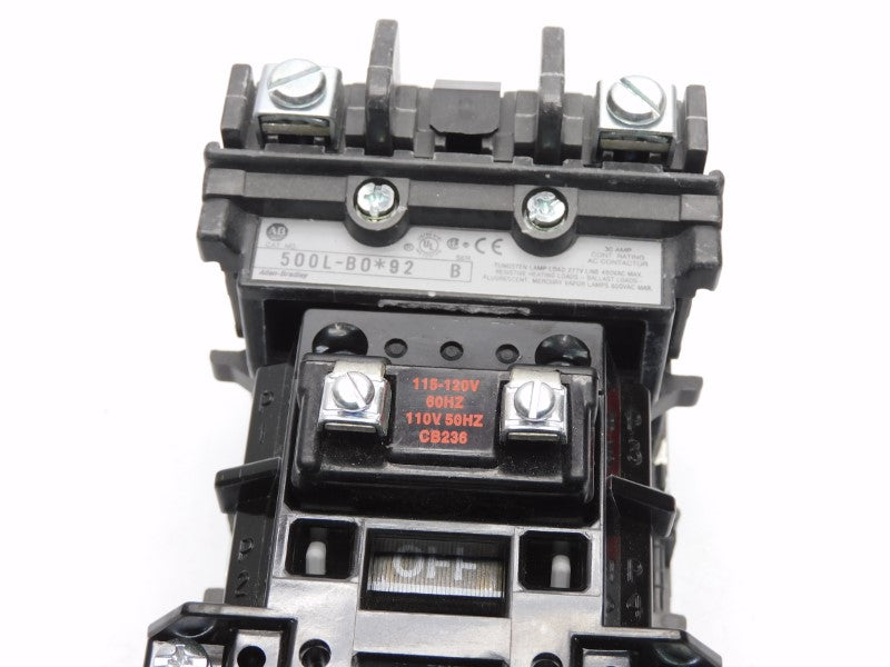 ALLEN BRADLEY 500L-BOD92 SER. B 115-120/110V 30A NSNP