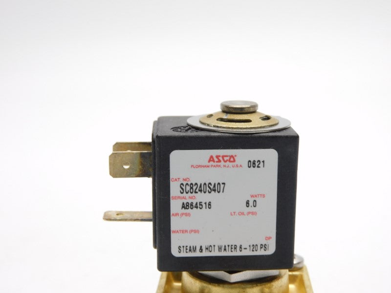 ASCO SC8240S407 120V 6-120PSI 1/2" NSMP