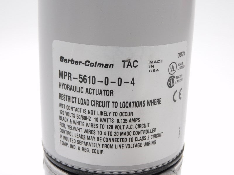 BARBER-COLMAN MPR-5610-0-0-4 120V 0.135A NSNP