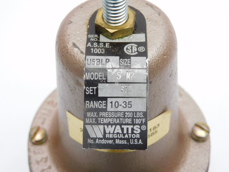 WATTS 5M2 U5BLP 10-35PSI 1" NSNP