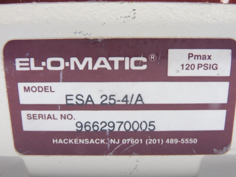 EL-O-MATIC ESA25-4/A 120PSI NSNP